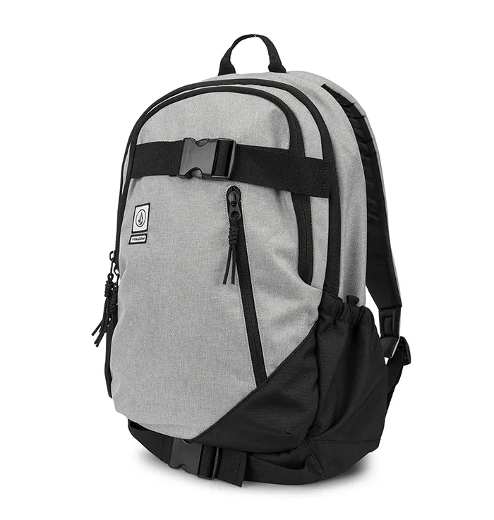 Mochila VOLCOM Backpack DE SUSTRATO CABERNET 26L grande con bolsillo ordenador Ref. D6531649 SKATEPACK Gris y negra
